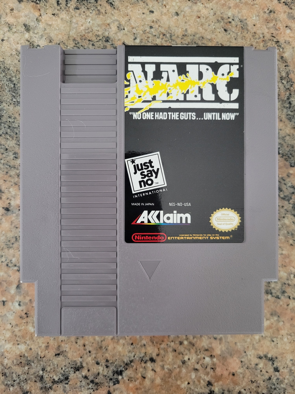 Nintendo (NES): NARC Game & Sheath. Excellent Condition. $17